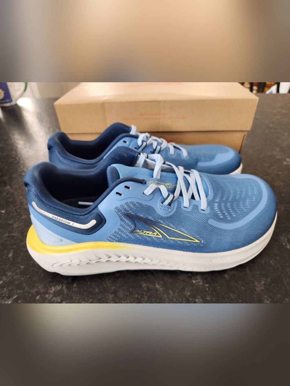 NWB Altra Paradigm 7 Blue Women Size 9.5 Running Shoe Zero Drop Comfort Gym